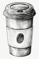 Image result for Enamel Coffee Pot and Cup Sketches