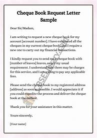 Image result for Cheque Request Letter