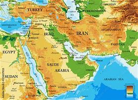 Image result for Middle East Land Map