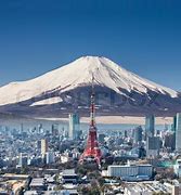 Image result for Pic of Tokyo with Mount Fuji