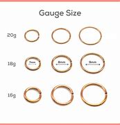 Image result for Septum Gauge Sizes