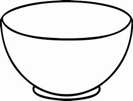 Image result for Bowl of Cereal Outline