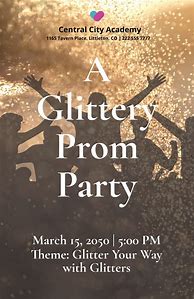 Image result for Prom Party Poster