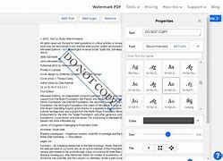 Image result for Watermark for PDF