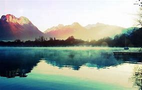 Image result for Misty Mountain Lake