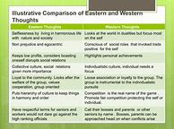 Image result for Western and Eastern Thoughts