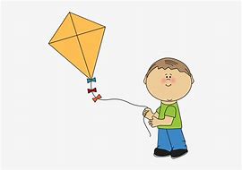 Image result for Boy Flying Kite Clip Art