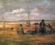 Image result for Eugene Boudin Beach Paintings