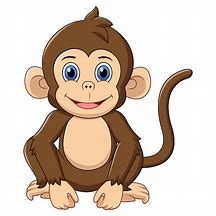 Image result for Cute Cartoon Baby Monkey