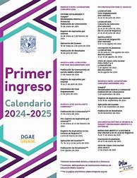 Image result for UNAM Calendar