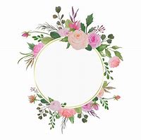 Image result for Flower Border Design Circle