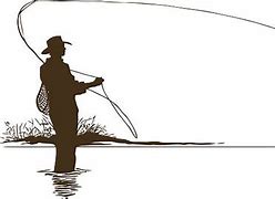 Image result for Fly Fishing Illustration