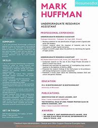 Image result for Undergraduate Research Assistant Resume