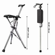 Image result for Three-Legged Cane with Seat