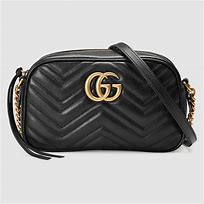 Image result for Gucci GG Marmont Leather Shoulder Bag