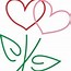 Image result for Flower Heart Art Work