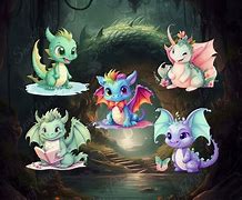 Image result for Cute Mythical Dragons