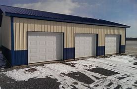 Image result for 3 Car Garage Pole Barn