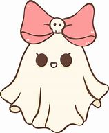 Image result for Cute Ghost with Pink Bow