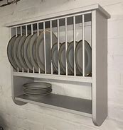 Image result for Wall Mounted Plate Display Rack