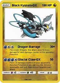 Image result for Pokemon Cards Black Kyurem GX