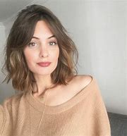 Image result for Curtain Bang Short Bob Haircut