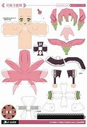 Image result for Paper Doll Template Anime