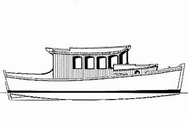 Image result for Canal Boat Drawing