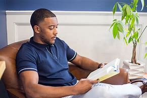 Image result for Black Person Reading a Book