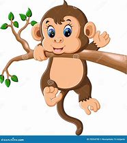 Image result for Cute Cartoon Baby Monkey