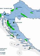 Image result for Croatia National Parks Map