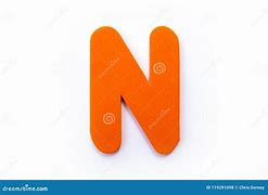 Image result for Orange Letter N