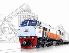 Image result for Kereta API Indonesia Drawing