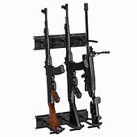 Image result for Vertical Wall Mount Gun Rack