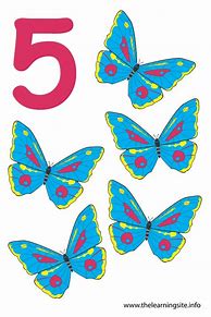 Image result for Printable Number 5 Flashcard