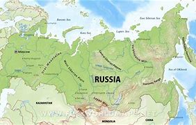 Image result for Russia Physical Map