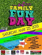 Image result for Family Game Day Flyer