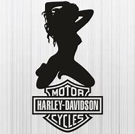 Image result for Harley-Davidson Girl SVG