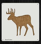 Image result for Mule Deer Stencil Drzw