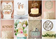 Image result for Flower Wedding Cake Toppers