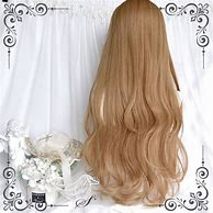 Image result for Wavy Honey Strawberry Brown Wig