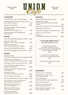 Image result for Union Cake Menu