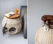 Image result for Cat Bed Side Table