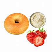 Image result for Strawberry Cream Cheese Bagel