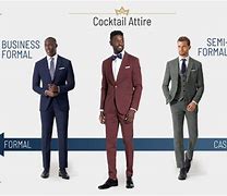 Image result for Business Cocktail Attire Men