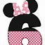 Image result for Number 4 in Minnie Mouse Font