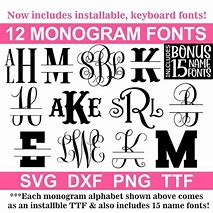 Image result for Etsy Monogram Fonts