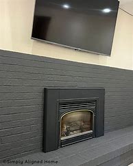 Image result for DIY Brick Fireplace