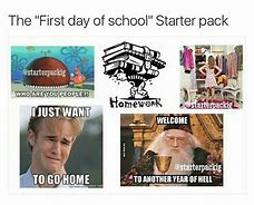 Image result for High School Starter Pack Memes