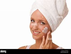 Image result for Woman Applying Face Cream